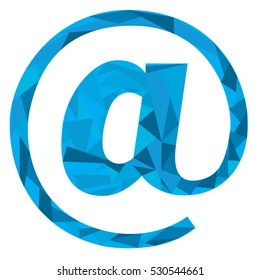 Isolated textured internet web symbol, Vector illustration