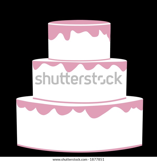 isolated three tiered cake\
any occasion