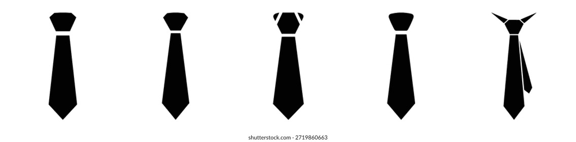 Corbata aislada formal sobre el fondo blanco.