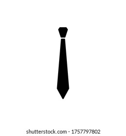 Isolated tie style icon on a white background. Design vector template