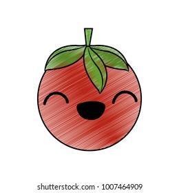 Isolated tomato design