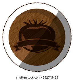 Isolated tomato design