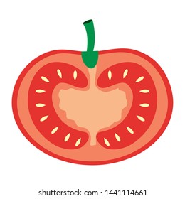 Isolated tomato design vector illustration