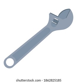 Isolated tool grey labour day icon- Vector