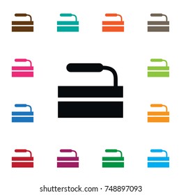Isolated Tool Icon. Flatiron Vector Element Can Be Used For Flatiron, Tool, Iron Design Concept.