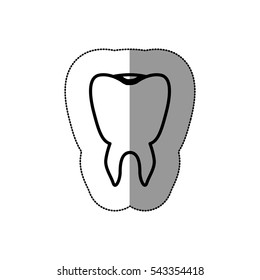 Isolated tooth design