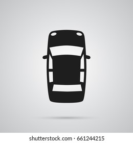 Isolated Top Icon Symbol On Clean Background. Vector Panorama Element In Trendy Style.
