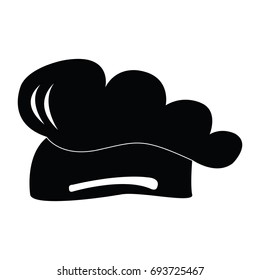 Isolated toque on a white background, Chef Hat, Vector illustration