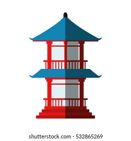 Isolated tower of china design