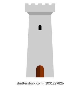 Isolated tower icon