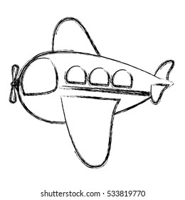 Isolated toy airplane design