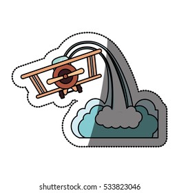 Isolated toy airplane design