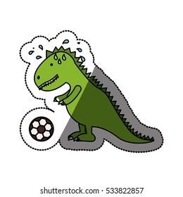 Isolated toy dinosaur design