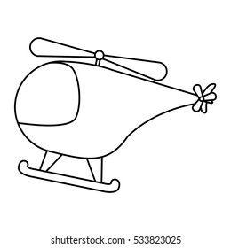Isolated toy helicopter design