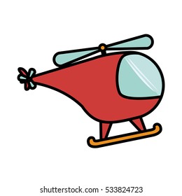 Isolated toy helicopter design