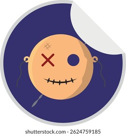 Isolated toy icon halloween logo cartoon illustration