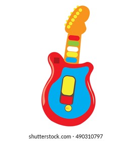 Isolated toy on a white background, Vector illustration