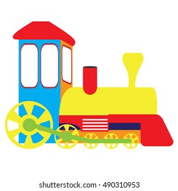 Isolated toy on a white background, Vector illustration