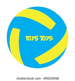 Isolated toy on a white background, Vector illustration