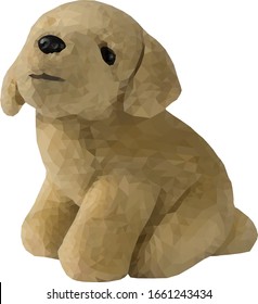 Isolated Toy Small plush puppy
