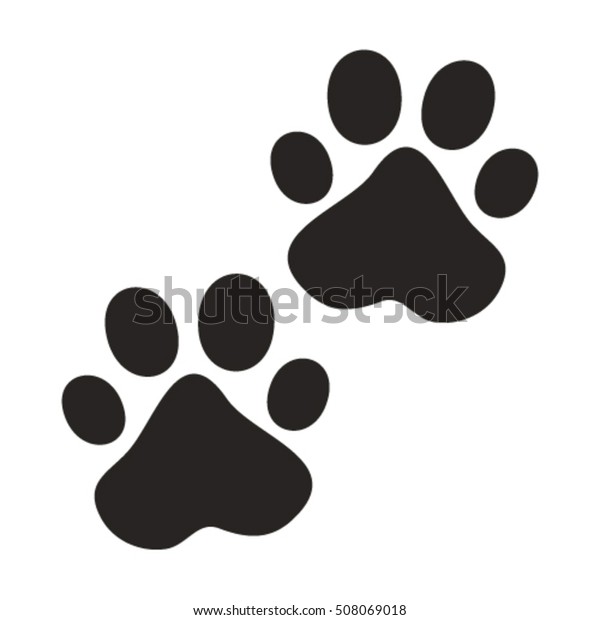 Isolated Traces Cats Vector Illustration Stock Vector (Royalty Free ...