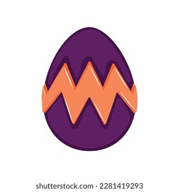 Isolación de óvulos de Semana Santa decorados de forma tradicional