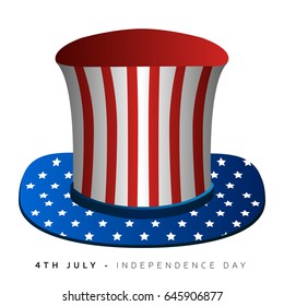 Isolated traditional hat, Independence day vector illustration