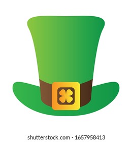 Isolated traditional irish hat. Saint patricks day - Vector