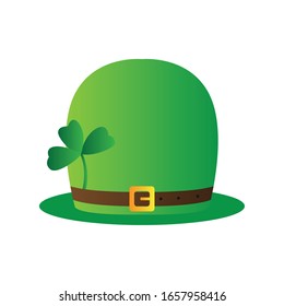 Isolated traditional irish hat. Saint patricks day - Vector