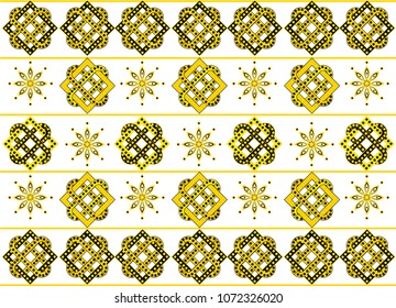 Isolated traditional Islamic pattern