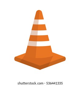 Isolated traffic cone design