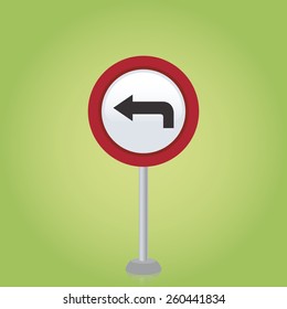 an isolated traffic signal on a green background