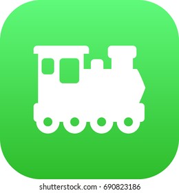 Isolated Train Icon Symbol On Clean Background. Vector Wagon  Element In Trendy Style.