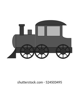 Isolated train toy design