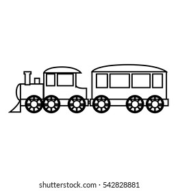 Isolated train toy design