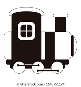 Isolated train toy icon