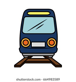 isolated train transport