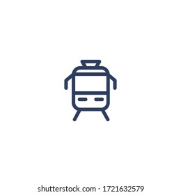 Isolated Train Vector Icon, Emoji Emoticon