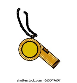 isolated training whistle