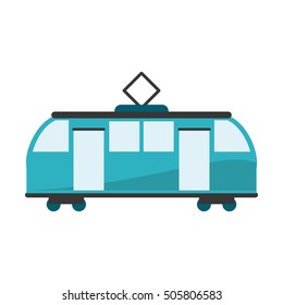 Isolated tram vehicle design
