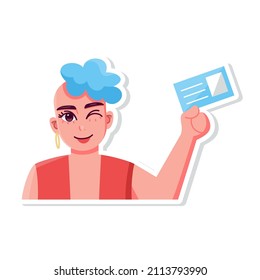 Isolated trans love gender human illustration vector