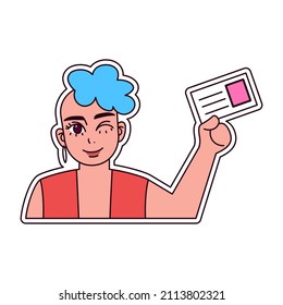 Isolated trans love gender human illustration vector