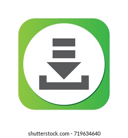 Isolated Transfer Icon Symbol On Clean Background. Vector Download Element In Trendy Style.