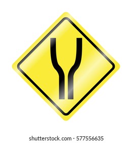Isolated transit signal on a white background, Vector illustration