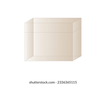 Isolated Transparent Chest box Illustration