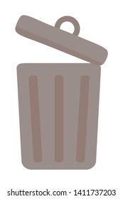 Isolated trash with top design