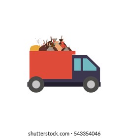 Isolated trash truck design