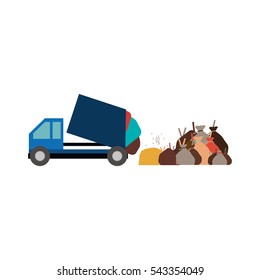 Isolated trash truck design
