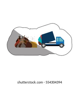 Isolated trash truck design
