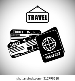 isolated travel design, vector illustration 10 eps graphic